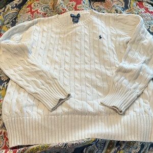 Polo Ralph Lauren cream boys so 14/16 sweater
